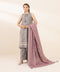 2 Piece - Embroidered Khaddar Suit